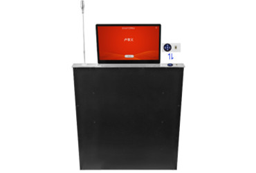 升降控制開(kāi)關(guān)面板采用1.3寸圓形液晶屏設(shè)計(jì)，I